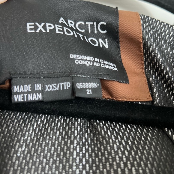 Arctic Expedition Down Parka With Side Snaps in the Color Dark Roast - Picture 10 of 16